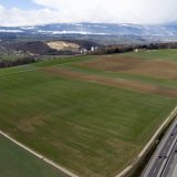 Le projet de décharge de "La Vernette" est prévu sur les communes de Daillens et Oulens (archives). KEYSTONE/LAURENT GILLIERON